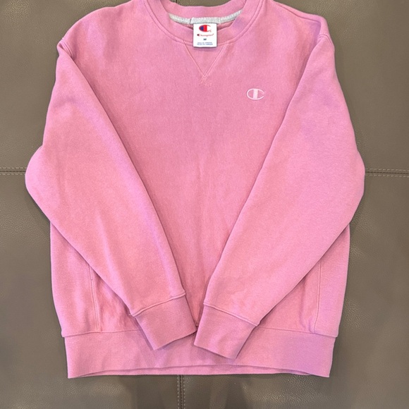 Champion Tops - Champion Light Pink Crewneck Sweatshirt